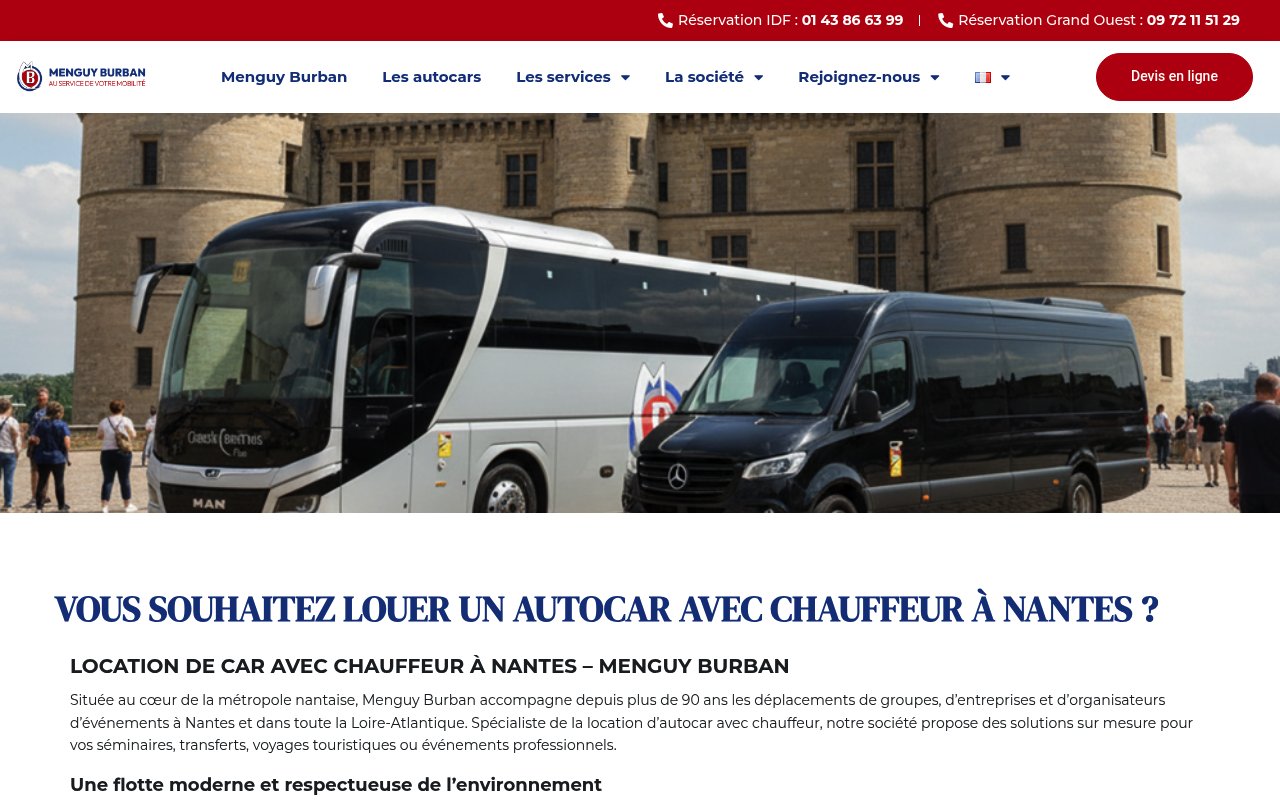 Apercu du site Menguy Burban